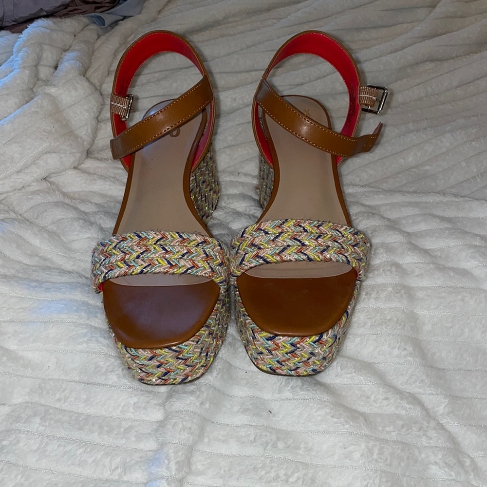 Colorful size 9 wedges
